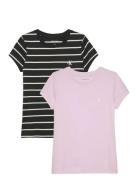 2-Pack Stripe Slim Ss T-Shirt Calvin Klein Black