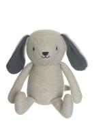 Teddy Baby, Organic Dog, Knitted Teddykompaniet Blue