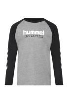 Hmljr Logo T-Shirt L/S Hummel Grey
