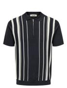 Onswyler Max Life Reg 14Ss Zip Polo Knit ONLY & SONS Navy