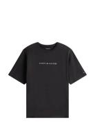 Ss Tee Cont. Logo Tommy Hilfiger Black