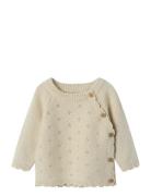 Nbflaguna Ls Wrap Knit Lil Noos Lil'Atelier Cream