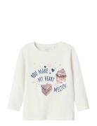 Nmfnichola Ls Top Box Name It White