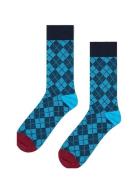 Mini Argyle Jaquard Sock Happy Socks Navy