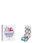 2-Pack Good Bad Pig Socks Gift Set Happy Socks White