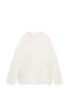 Long-Sleeve Knitted Sweater Mango Cream