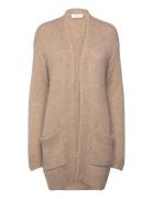 Rwtulip Wool Blend Long Knit Cardig Rosemunde Beige