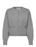 Rwavar Ls Cardigan Rosemunde Grey