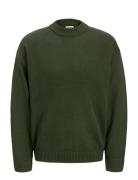 Jjeurban Jack Knit Crew Neck Sn Jack & J S Khaki
