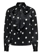 Onllydia L/S Satin Bow Shirt Wvn ONLY Black