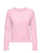 Onlcinderel Ls Frill Cardigan Ex Knt ONLY Pink