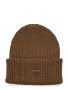 Hh Rib Beanie Helly Hansen Brown