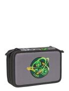 3 Layer Pencil Case With Content Lego Bags Grey