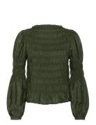 Crhenva Blouse Cream Khaki