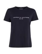 Heritage Hilfiger C-Nk Reg Tee Tommy Hilfiger Black