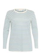 Kcwinni Ls T-Shirt Kaffe Curve Blue