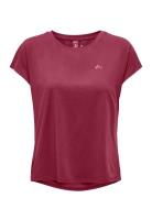 Onpaubree Life On Ss Bat Loose Tee Noos Only Play Burgundy