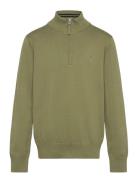 Shield Cotton Half Zip GANT Green