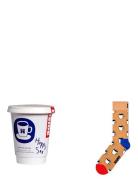 1-Pack Coffee Cup Gift Set Happy Socks Beige