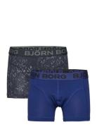 Cotton Stretch Boxer 2P Björn Borg Navy