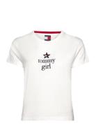Tommy Girl Graphic T-Shirt Tommy Jeans White