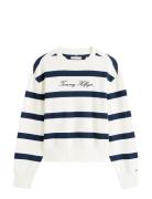 Script Reg Pique Swtshrt Tommy Hilfiger White