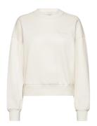 A- Logo Emb French Terry Crewnec Calvin Klein White