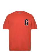 G Badge Ss T-Shirt GANT Orange