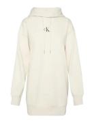 Ls Monologo Premium Terry Hoodie Calvin Klein Jeans Cream