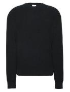 Ls Texture Cttn Crewnk Sweater 1 Calvin Klein Black