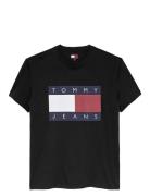 Tjm Reg Big Flag Ss Tee Ext Tommy Jeans Black