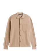 Essential Cotton Ls Over Shirt Tommy Hilfiger Beige
