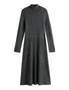 Soft Wool Ls Mock-Nk Swt Dress Tommy Hilfiger Grey