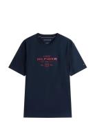 Hilfiger Stack Graphic Tee Tommy Hilfiger Navy