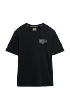 Work Tab Loose Tee Superdry Black