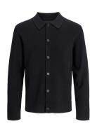 Jprblamilano Spring Knit Cardigan Jack & J S Black