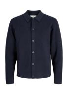 Jprblamilano Spring Knit Cardigan Jack & J S Navy