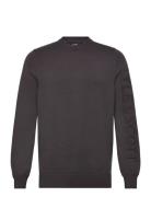 Mesh Logo Crew Neck Jumper Lyle & Scott Grey