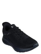Men Bobs Squad Chaos Solid Step Skechers Black