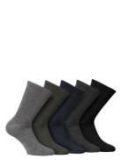 Knitted Merino Socks In 5-Pack Mixed Alpacasocks&Co Green