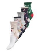 Kogchristmas 5-Pack Socks In A Box Acc Kids Only Grey