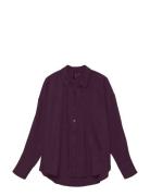 Vmmelaney Queeny Ls Shirt Wvn Noos Vero Moda Purple