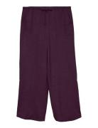Vmmelaney Hw Loose Pant Wvn Noos Vero Moda Purple
