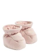 Puffer Baby Booties Fuffa Wheat Pink
