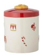 Yule Jar W/Lid Bloomingville Red