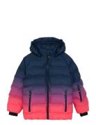 Ski Jacket - Quilt & Gradient Color Kids Pink