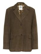 Kbbirdie Blazer Karen By Simonsen Khaki