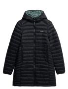 Hood Fuji Lite Mid Padded Jkt Superdry Sport Black