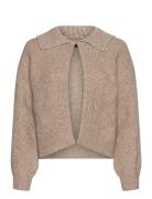 Kitty Pearl Ls Cardigan French Connection Beige