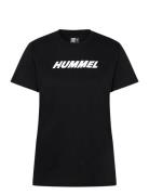 Hmlelemental Logo Cotton Tee Woman Hummel Black